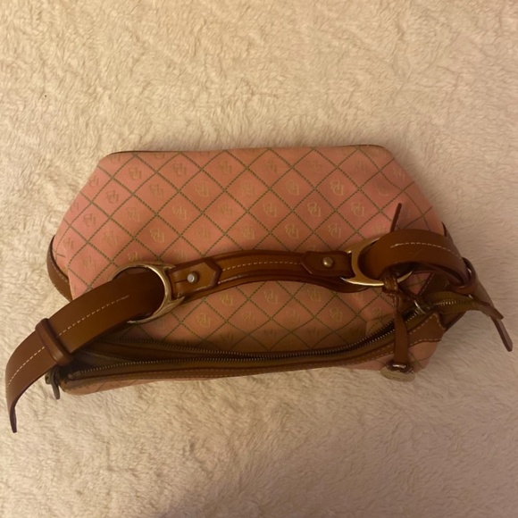 Dooney & Bourke Pink Signature Hobo Bag - Picture 10 of 16